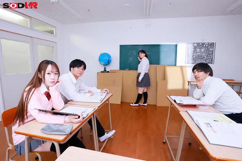 【VR】【8K】「制作した衣装のメイドバニーがセクシーすぎて気絶！お泊りドキドキH前夜祭 学園祭衣装制作でお泊り 誘惑と可愛さの最強タッグメイドバニー」 高瀬りな サンプル画像 4