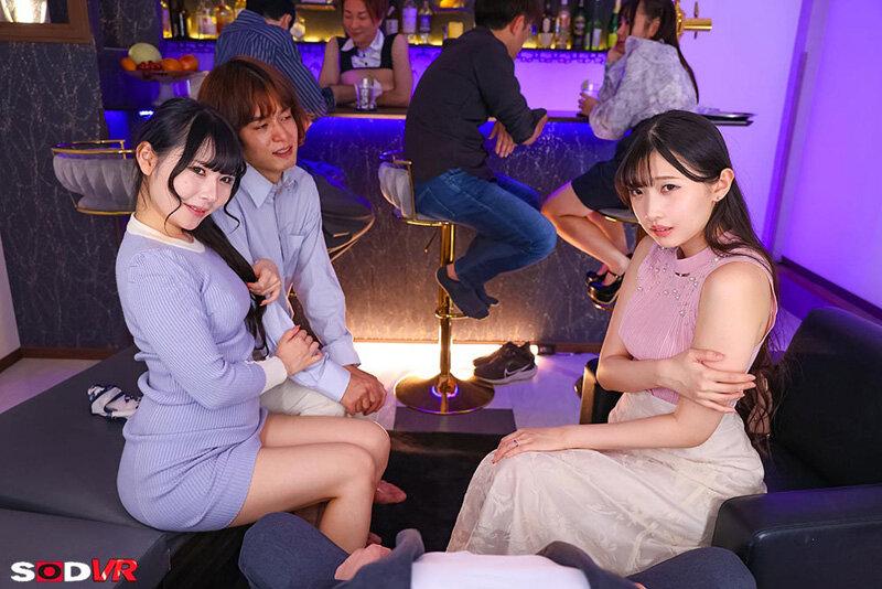 【VR】【8K】（リアル大乱交VR）愛している妻と結婚記念日にハプニングバーに訪れて。 気の強く芯のしっかりした妻が、凄いテクニックのおじさんや凄い巨根の若い男に 弄ばれてヤリマン女に堕とされるまで。俺は知らない女性客とハメを外して-2 サンプル画像 5