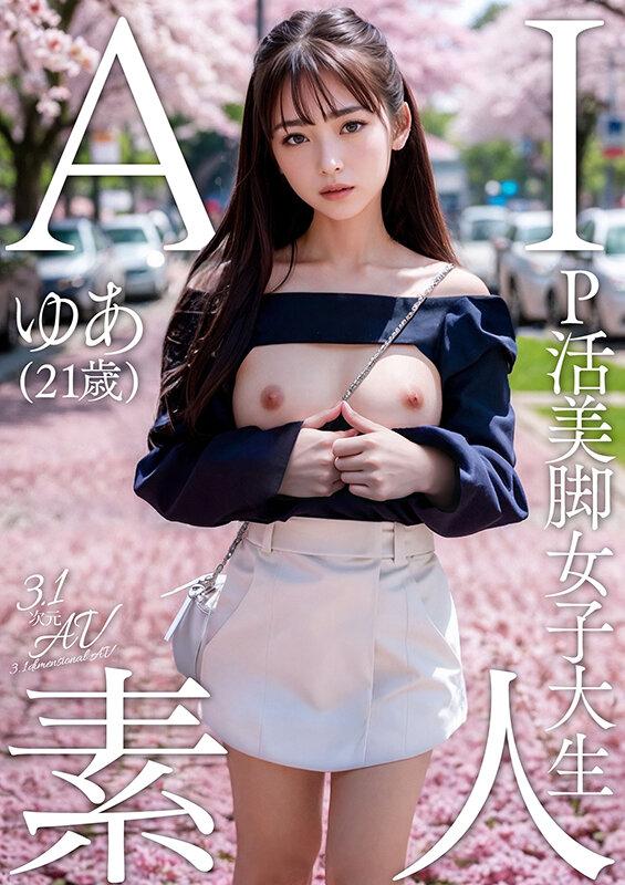 AI素人 P活美脚女子大生ゆあ（21歳）【3.1次元】 サンプル画像 2