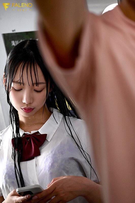 突然のゲリラ豪雨で…透けパイをこってり弄られてしまう全身びしょ濡れ女●●生 与田りん サンプル画像 2