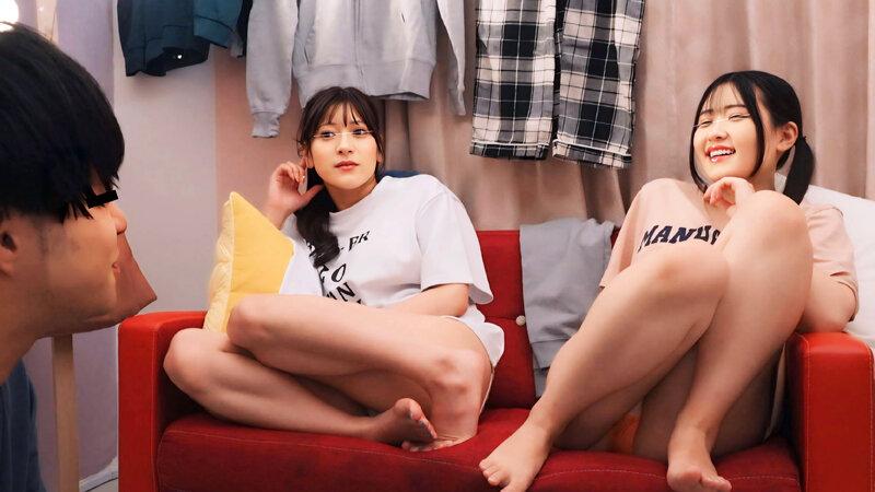 ノーハンドフェラチオで僕のチ〇ポにしゃぶりつく！！目の前に勃起したシコリち〇ぽ！パソコンの画面にはAV！刺激的すぎるエロビジュアルに興奮した女の子は発情ブースト！ サンプル画像 5