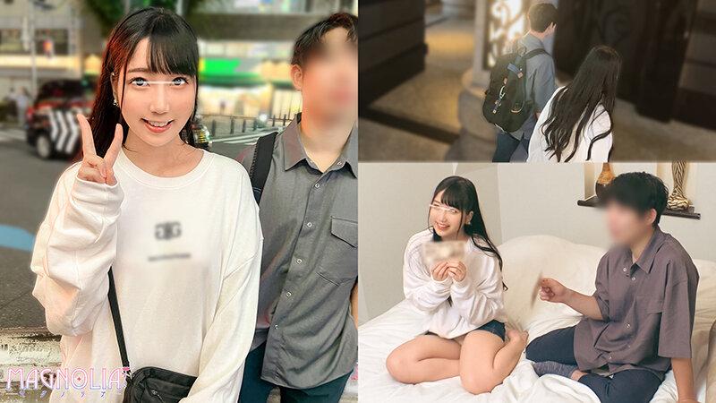 『ラブホに招かれた友達同士の男女は2人きりになったら賞金10万円のSEXゲームに挑戦してしまうのか！？』徹底検証！ほんわか女子がえぐい喘ぎ声でイキまくり！生でハメまくって出しまくってミッションコンプリート！【街角素人モニタリング♯りえ♯20歳♯大学生】 サンプル画像 2