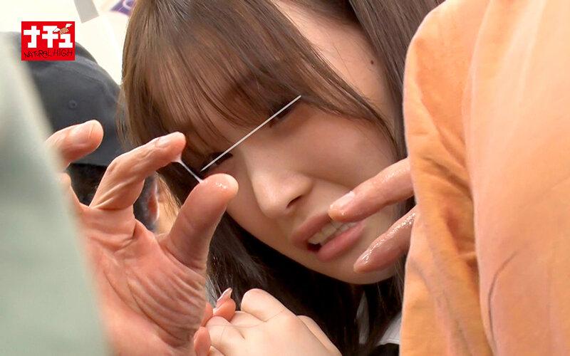 パンスト穴あけ指入れ羞恥でねっとり膣内をほじられ本気汁が滴るほど感じまくる美脚女3 美白デカ尻OL サンプル画像 5