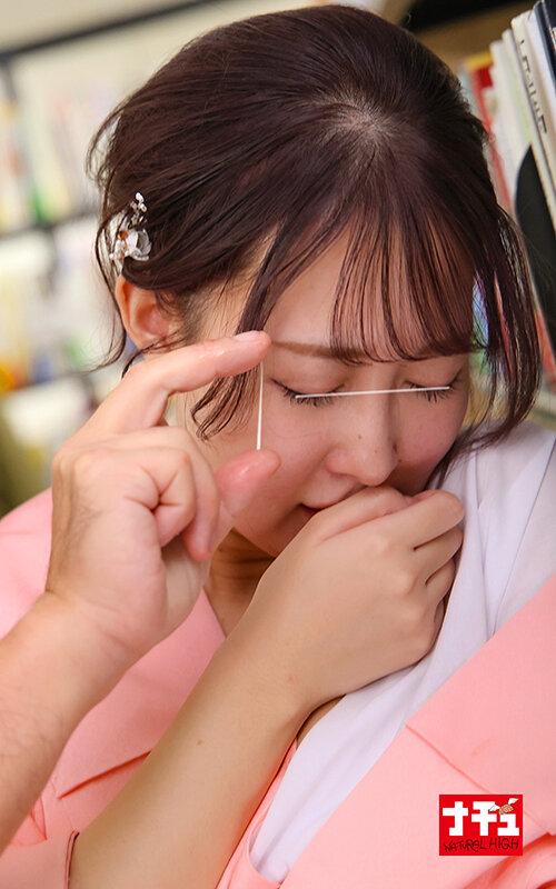 図書館で声も出せず糸引くほど愛液が溢れ出す敏感娘32 美巨乳生け花講師 サンプル画像 7