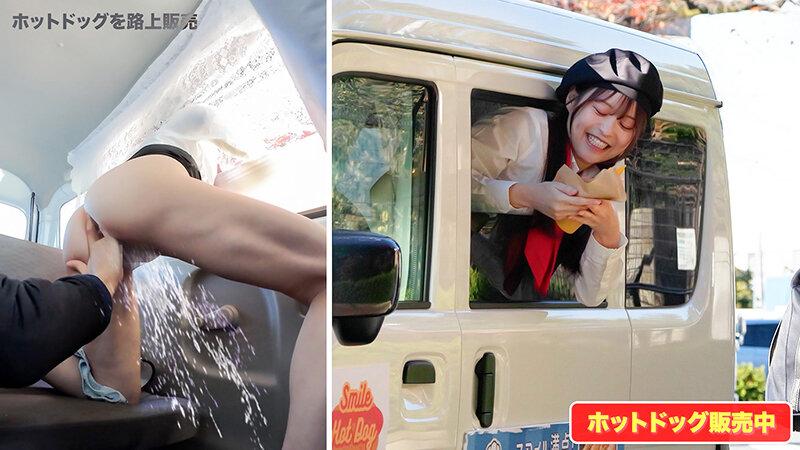 人気 AV 女優が挑戦！イカサレ屋台の中で 潮吹きながらホットドッグ売ってください！天馬ゆい 赤名いと サンプル画像 8