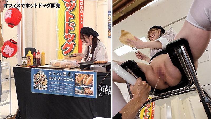 人気 AV 女優が挑戦！イカサレ屋台の中で 潮吹きながらホットドッグ売ってください！天馬ゆい 赤名いと サンプル画像 10