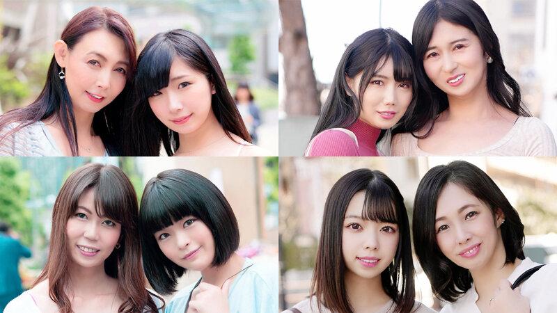 母娘繚乱！熟々なお母さんとピチピチな娘さんではどちらにします？う～んできれば親子丼で！ 4時間BEST vol.8 サンプル画像 1