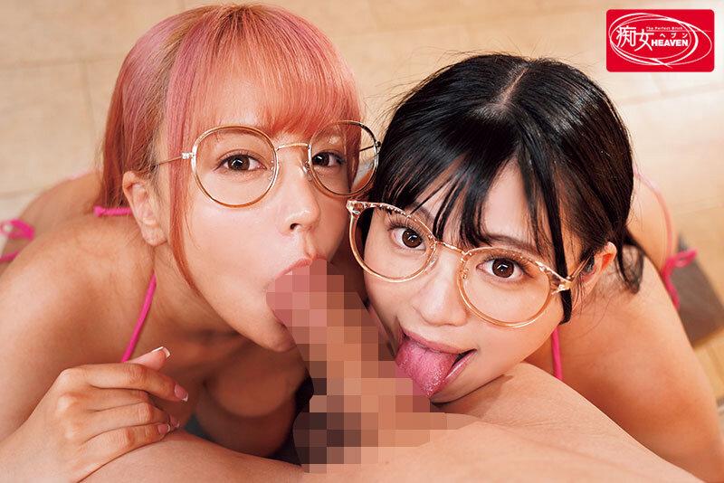 チ〇ポ＆金玉同時舐めしゃぶりエンドレス挟み撃ちフェラ！ サンプル画像 5