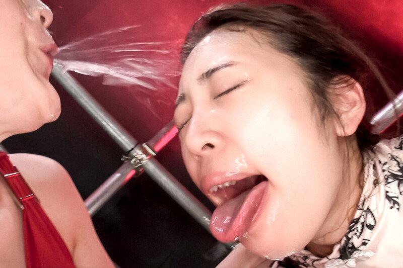 白濁濃痰顔面舐めレズ サンプル画像 2