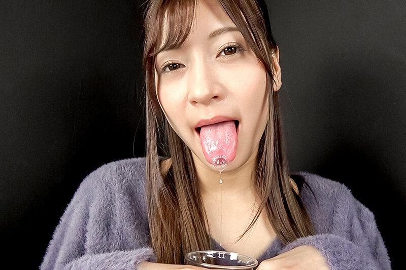 淫乱痴女のベロ唾液手コキ サンプル画像 3