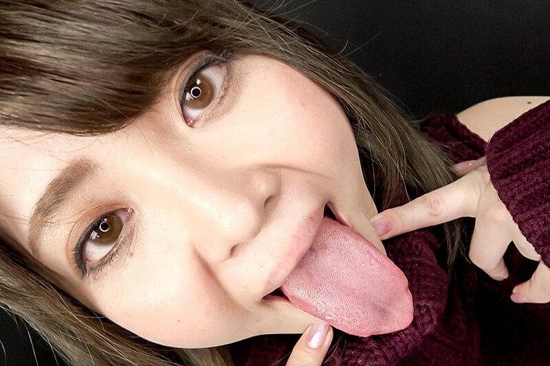 淫乱痴女のベロ唾液手コキ サンプル画像 8