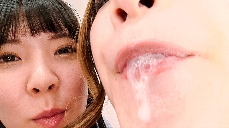 白濁痰唾汁吐き顔面舐めレズ サンプル画像 2