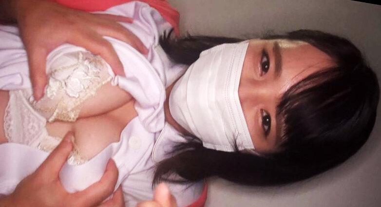 初撮り半外半中潮吹き看護師真正種付け 柿峰春奈 サンプル画像 2