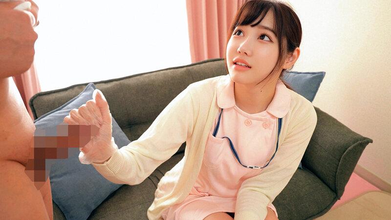 天使のような優しくて綺麗なナースさん！「早漏に悩む童貞君の暴発改善のお手伝いしてくれませんか？」男性器慣れしているようで意外とウブな看護師さんが早漏すぎる童貞君にムラムラ膣キュンしちゃって生中出し筆おろしSPECIAL！ サンプル画像 2