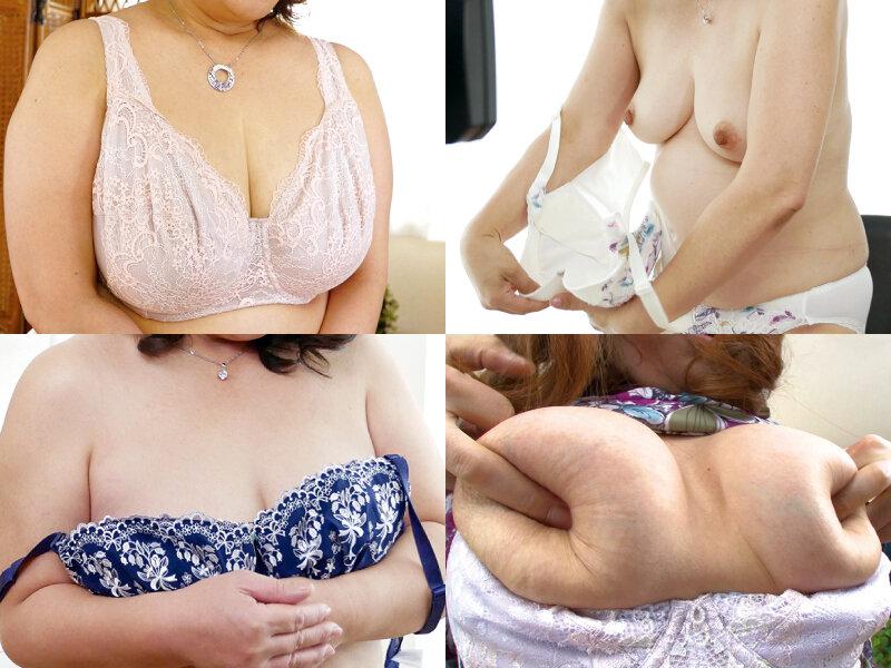 五十路六十路重力に負けた巨大乳房を包み込む垂れ乳ブラジャー36人8時間 サンプル画像 2