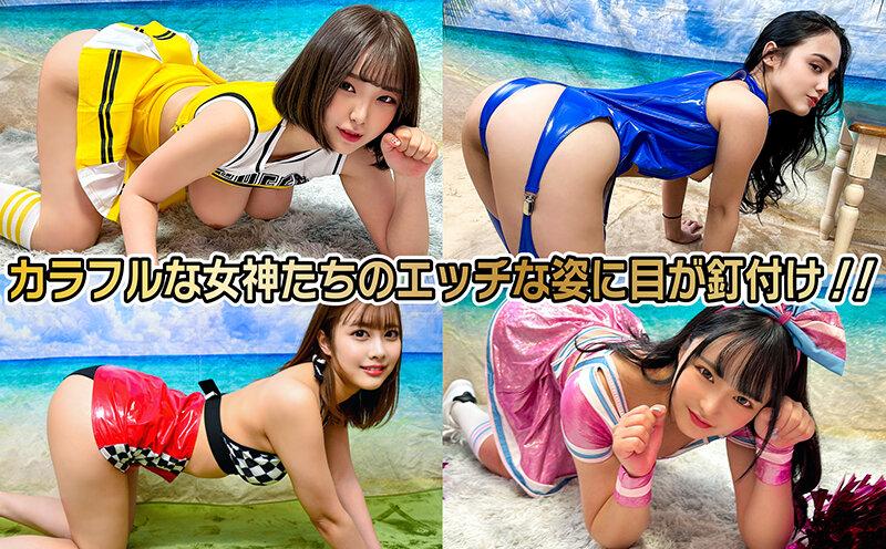 素人パンチラ in 自宅で個人撮影会vol.84 サーキットを彩るセクシーガールズ！！爆走コスプレで男たちの目線を釘付けにする音速のエロコスプレ！！ サンプル画像 6