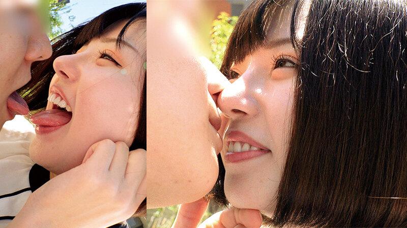 素人女子大生の皆さんww青空の下で脳がトロける超濃密ベロキス体験してみませんか？舌を絡ませる糸引き涎ダラダラディープキスで高まっちゃって！？とにかくキスキスキス生々しい接吻中出しSEXゆうかちゃんゆいちゃん サンプル画像 4