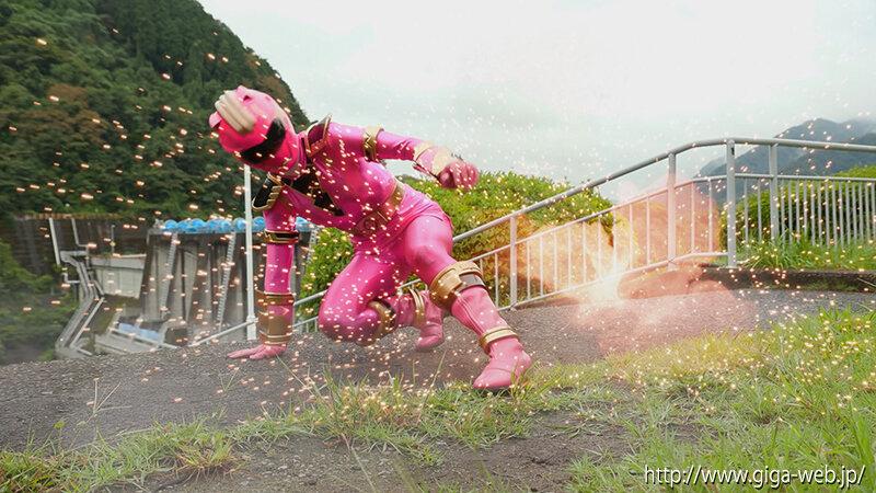 【G1】怪獣戦隊ジュウカイザー 特別編 壮絶！マシンの餌食！ 蹂躙されるジュウピンク 上白美央 サンプル画像 5