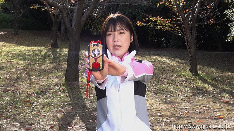 スーパーヒロイン危機一髪！！Vol.97 光忍戦隊シノビンジャー シノビホワイト 上白美央 サンプル画像 3