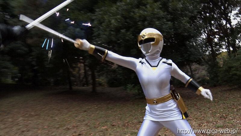 スーパーヒロイン危機一髪！！Vol.97 光忍戦隊シノビンジャー シノビホワイト 上白美央 サンプル画像 6
