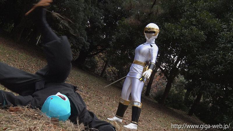 スーパーヒロイン危機一髪！！Vol.97 光忍戦隊シノビンジャー シノビホワイト 上白美央 サンプル画像 7