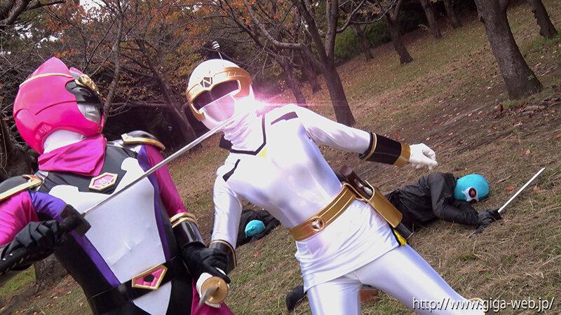 スーパーヒロイン危機一髪！！Vol.97 光忍戦隊シノビンジャー シノビホワイト 上白美央 サンプル画像 8