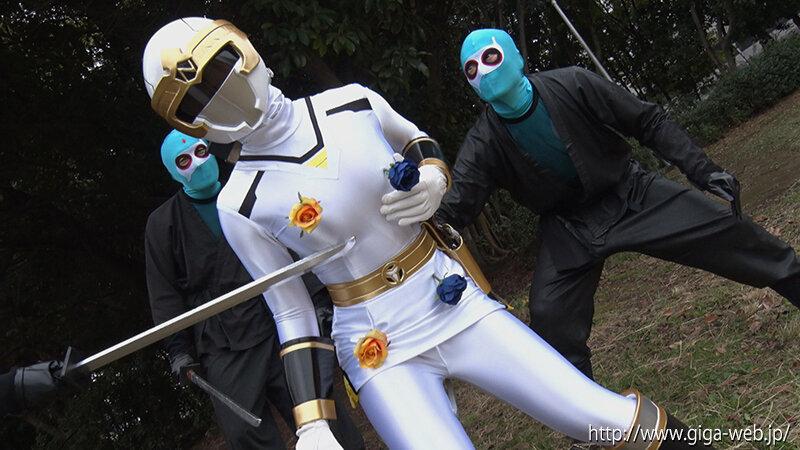 スーパーヒロイン危機一髪！！Vol.97 光忍戦隊シノビンジャー シノビホワイト 上白美央 サンプル画像 10