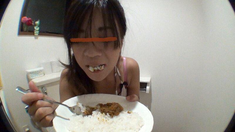 昨日食べた物をもう一度食べる！脱糞カレーライス！ サンプル画像 11