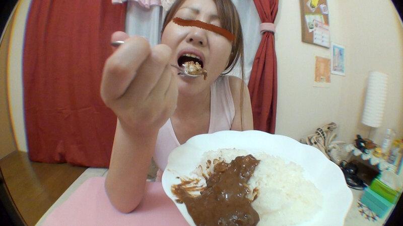 昨日食べた物をもう一度食べる！脱糞カレーライス！ サンプル画像 7