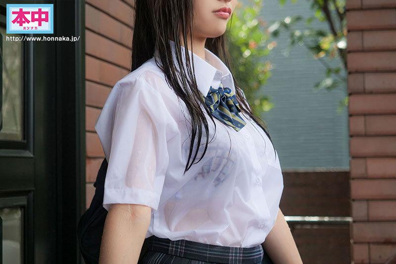 濡れ透けJ●が自宅の軒先で勝手に雨宿りしてたので中出しレ×プ 鈴の家りん サンプル画像 3