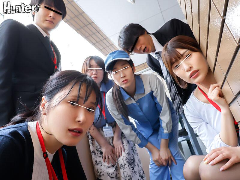 えっ！？80％？なにこの数字？ヤレる確率が可視化されてボクだけに見える世界！オフィス編 なんだその頭の上に見えてる数字は！ サンプル画像 4