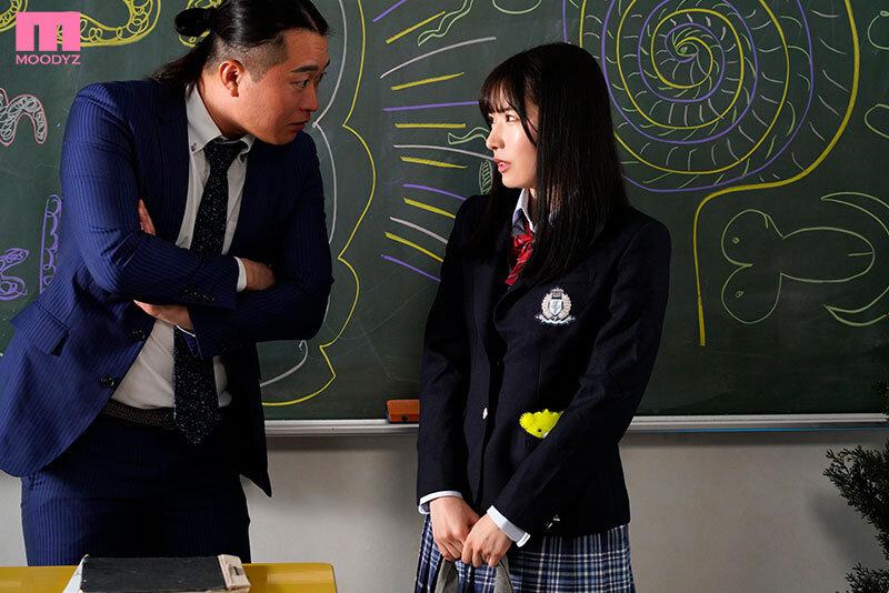 不適切中出し学校に転校してしまった優等生ゆい 絶倫生徒の面前でチ〇ポ挿れっぱなし！ 三浜唯 サンプル画像 1