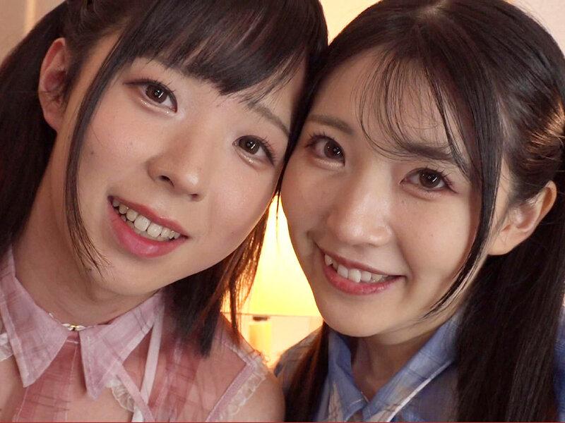 コスプレ男の娘レズビアン ～可愛すぎるひよこ美少女の唾液が混じり合う～ 近藤ムム/皆月ひかる サンプル画像 7