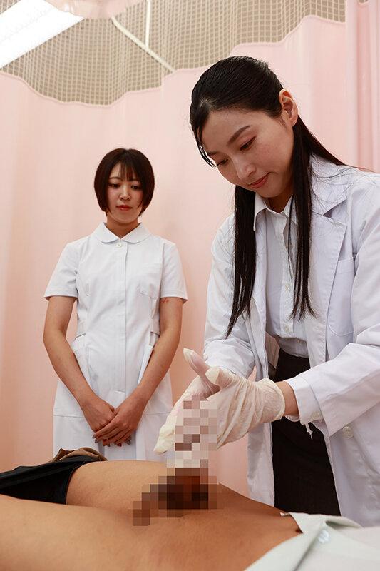 評判通り美人だった泌尿器科女医・藤咲先生に再びギン勃ちチンポを見せつけたら中●しSEXできるのか？（2） サンプル画像 15