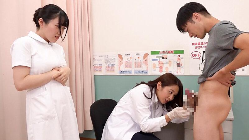 美人の先生がいる皮膚科に行って腫れたチンコを診てもらう流れでヌイてもらいたい（20） サンプル画像 4