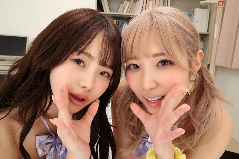 【VR】保健室で生徒からの激烈誘惑！？濃厚キスの嵐で燃え上がる禁断SEX！！ 松本いちか×栄川乃亜 サンプル画像 3