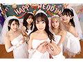 【VR】「みんな平等に愛してくれる？」これぞ夢の［結婚式］！最高の教え子たちとヤリまくる新婚ハーレムSEX！！ 佐藤ののか 皆月ひかる 松本いちか 栄川乃亜 森日向子 サンプル画像 16