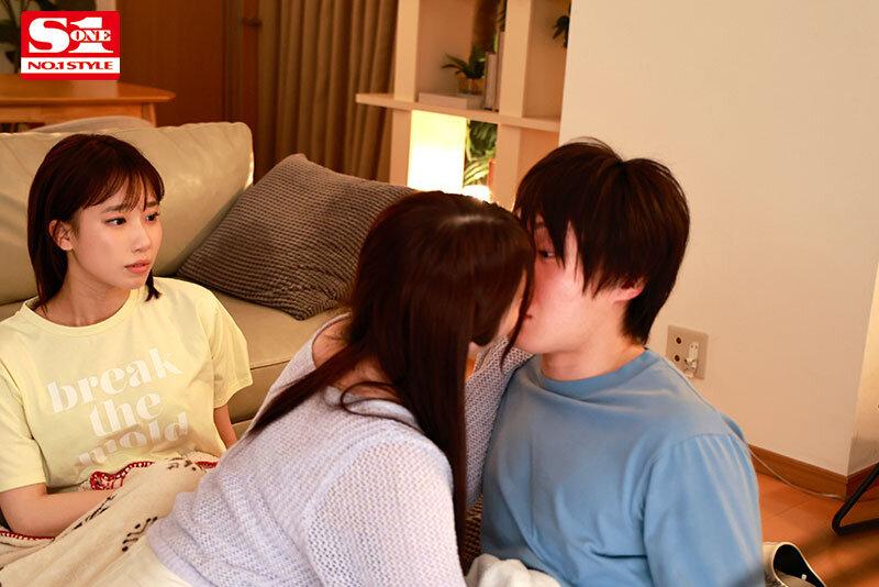 Gカップ同級生2人組が僕の家で勉強合宿！休憩の度にエロいことが！ 安達夕莉 宇野みれい サンプル画像 3