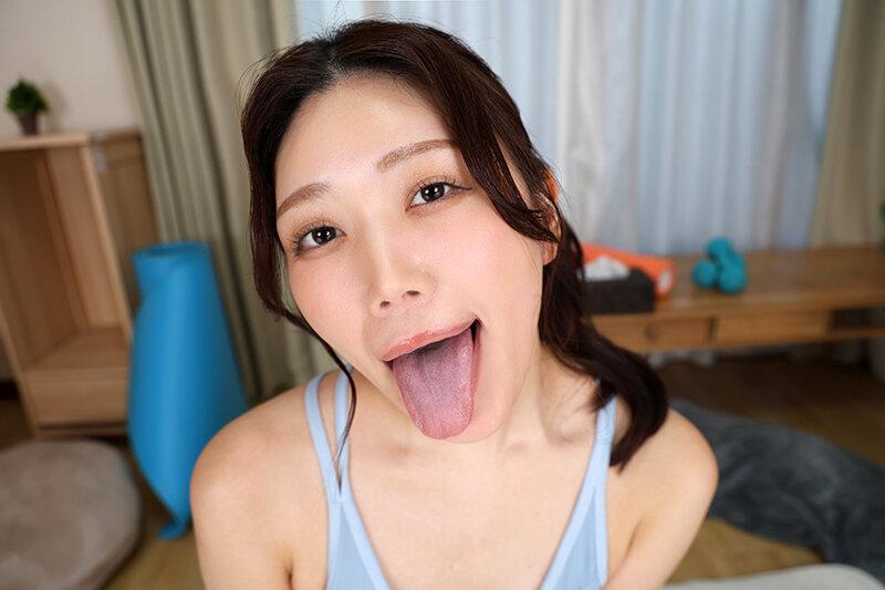 【VR】美白スレンダー×ベロテク密着指導 痴女トレーナーなみさんの射精サポートレッスン 戸川なみ サンプル画像 7
